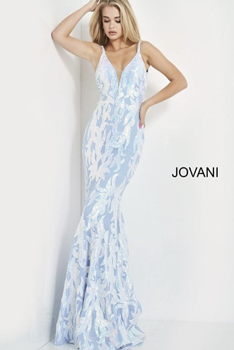 Jovani light blue hot sale prom dress