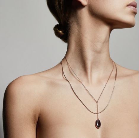 PILGRIM: ROSE GOLD EMPATHY 2-IN-1 NECKLACE